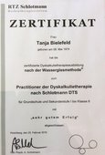 Tanja Leiding - Wasserglasmethode, Urkunde
